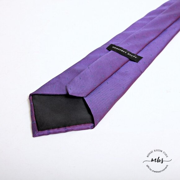 Geoffrey Beene Checkered Silk Tie - Picture 3 of 4